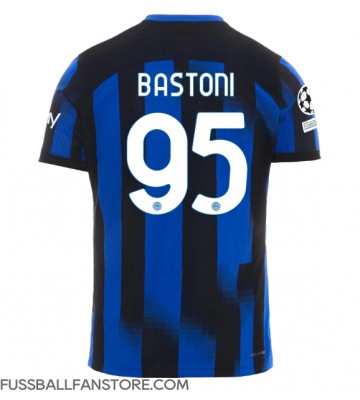 Inter Milan Alessandro Bastoni #95 Replik Heimtrikot 2023-24 Kurzarm
